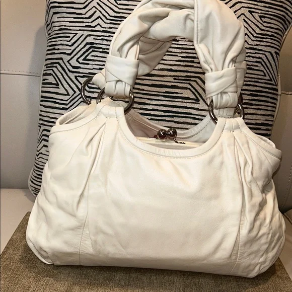 Coach White Leather Bag NWT - Picture 6 of 15